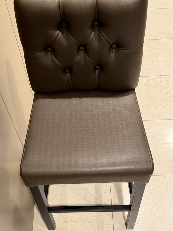 Image 1 of Luxe Keijser&Co barkrukken - Bruin set van 2
of4