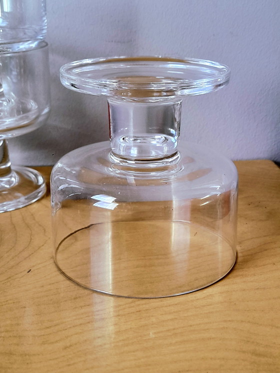 Image 1 of Juego de 6 cuencos de cristal Art Déco