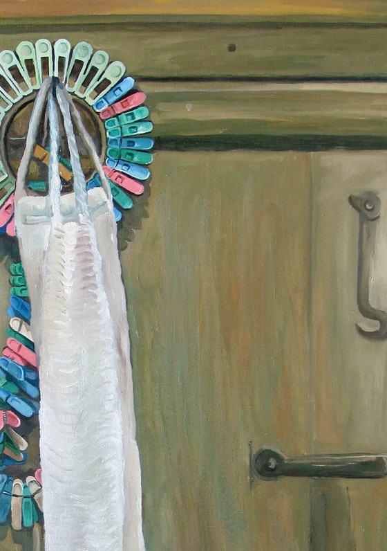 Original Oil Painting Contemporary Art Symbolism Pop Art Totem – Paintings & Drawings, Canvas (photo 5 of 7)