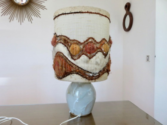 Pierced Ceramic Lamp with Double Lighting, Monogrammed and Dated, France – Table lamps (photo 8 of 22)