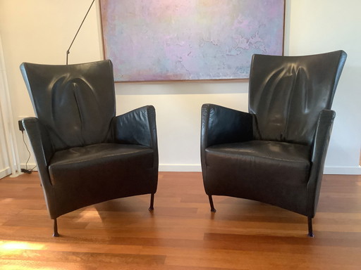 2x Montis Windy armchairs