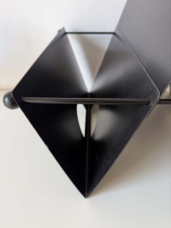 Tijdschriftenrek jaren 80 design Memphis Starck vinyl rek Dj Cassina Flos – Iron (photo 4 of 9)
