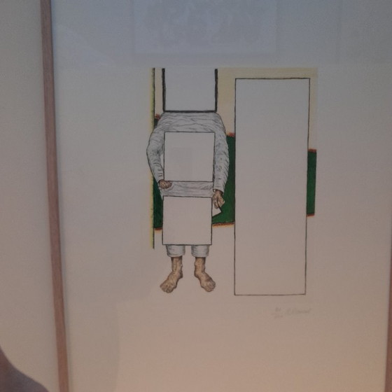 Image 1 of Roger Raveel, A Man Full Length