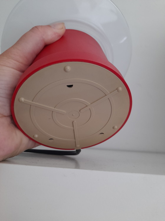 Image 1 of Red mushroom space age lamp