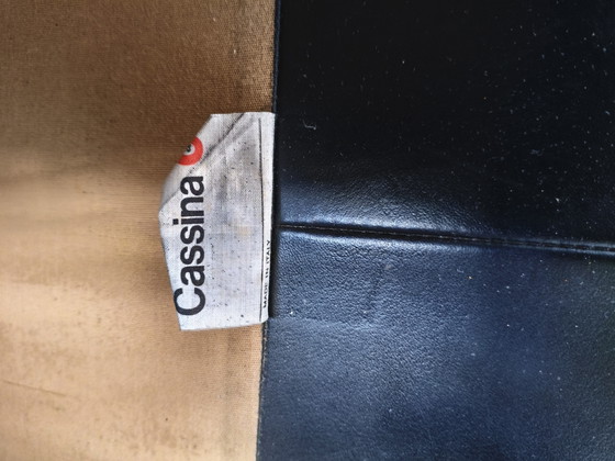 Image 1 of Cassina Maralunga 2 zits zwart leer