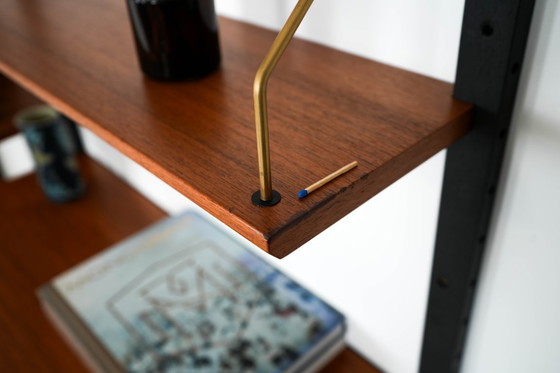Image 1 of Étagère modulaire en teck, design danois, années 1960, designer : Poul Cadovius