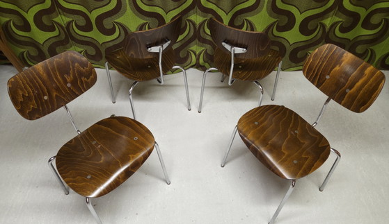 Image 1 of 4 Se 68 stoelen Egon Eiermann voor Wilde+Spieth