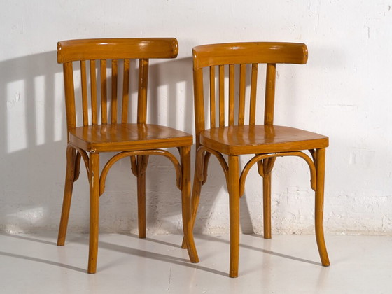 Set of antique Bistro chairs (c.1920). Set of 2 pieces #5 – Dining chairs (photo 11 of 40)