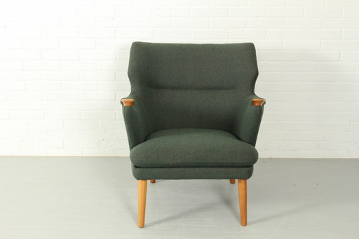 Kurt Olsen Lounge Chair Nr. 221, Slagelse Møbelvaerk, 1960er Jahre