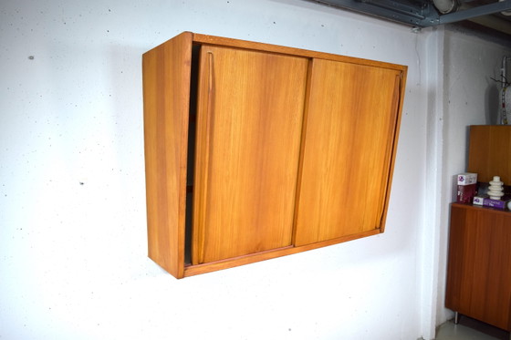 Mobiletto a muro di metà secolo, mensola vintage, mobiletto sospeso – Monke Möbel, Armadi a muro, Wood (photo 6 of 8)