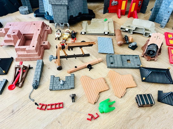 Image 1 of rare Big lot Playmobil dragons castle parts vintage collectible toy + extra