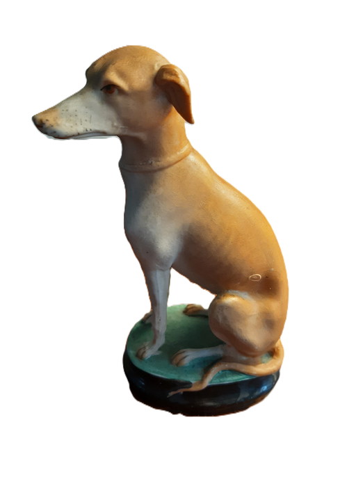 STAFFORDSHIRE COOKIE CHINA GREYHOUND