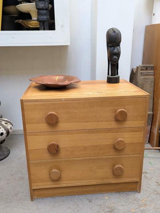 Vintage Chest of drawers Norway Pinewood Scandinavian – kf mobler (photo 2 of 5)