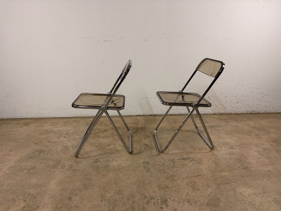 Image 1 of Plia stoelen van Giancarlo Piretti voor Anonima Castelli, jaren 70, set van 4