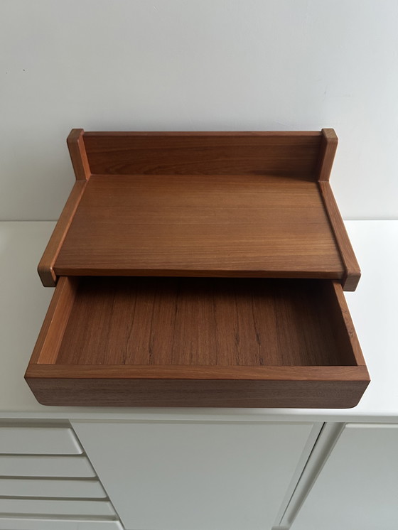 Image 1 of Danish vintage Aksel Kjersgaard bedside table/wall console