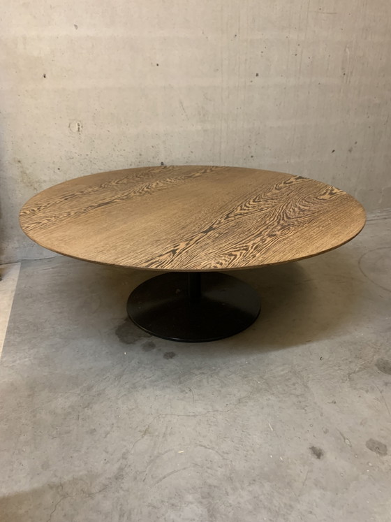 Image 1 of Table basse ronde scandinave vintage.