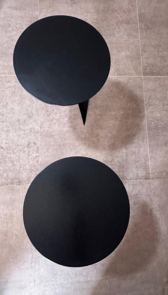 Paire de tables basses TB 7 Gilles Derain - Lumen Center 1986 Modern Antiques – Lumer Center, Tables d'appoint (photo 2 of 9)