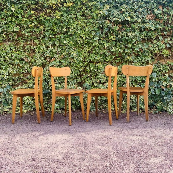 Set di 4 sedie da bistrot – Sedie da pranzo, Wood (photo 3 of 17)