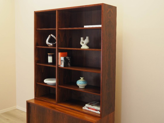 Image 1 of Bibliothèque en palissandre, design danois, années 1970, fabriquée par Hundevad