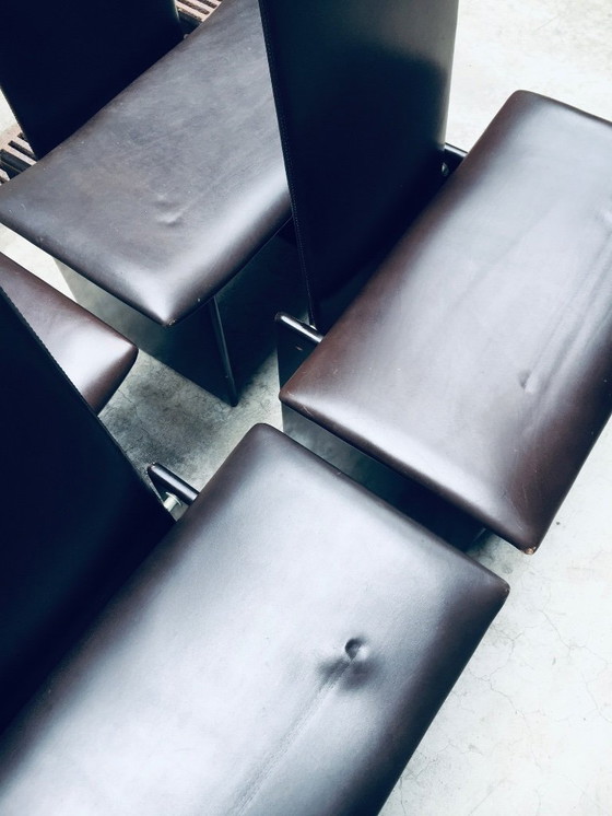 Image 1 of Postmodern Design RENNIE Dining Chair set by Kazuhide Takahama for Simon Gavina, Italy 1980's