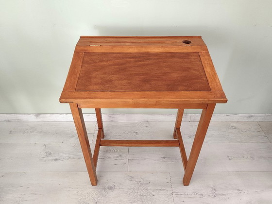 Image 1 of antiker Schulschreibtisch