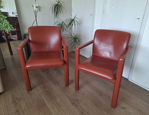 2x Leolux Cachucha fauteuils
