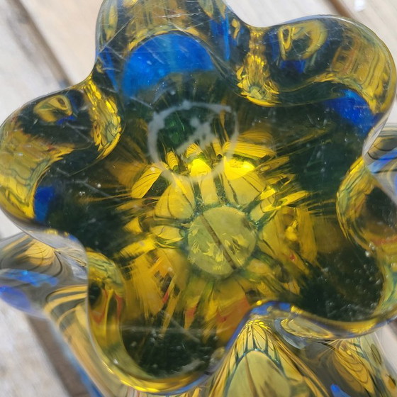 Image 1 of Large crystal vase signed by Josef Hospodka, vintage 1960s/70s