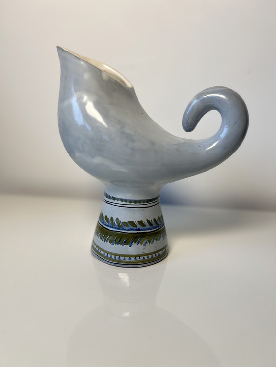 Image 1 of Rooster vase by Roger Capron - zoomorphic ceramic from Vallauris, 1950s