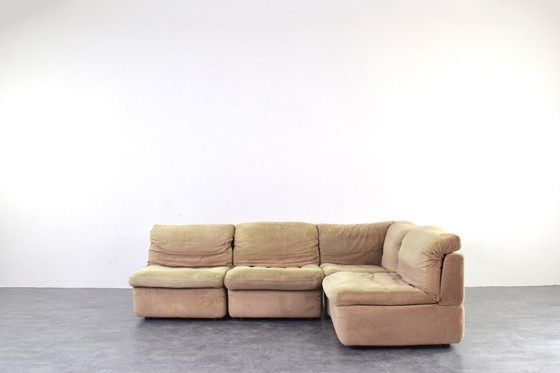 Image 1 of Mid-Century Modular Corner Sofa by Rolf Benz, 1970s.