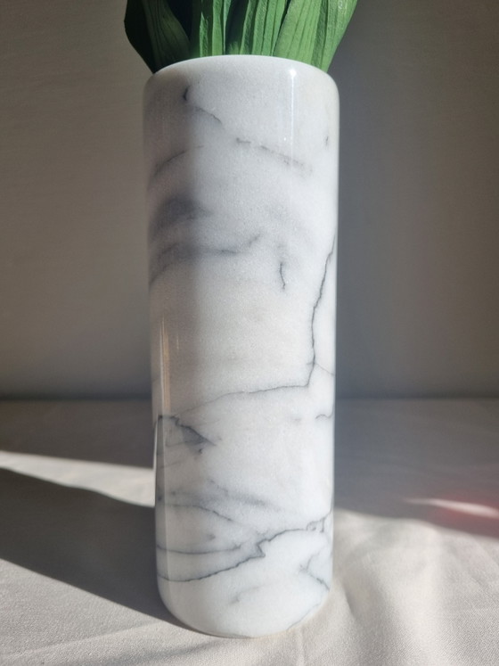 Image 1 of Large Carrara marble vase