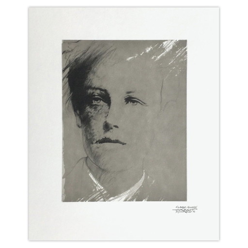 Ernest Pignon-Ernest Lithographie Rimbaud-Variationen III 1986 – lithos zeefdrukken, Paper (photo 2 of 5)