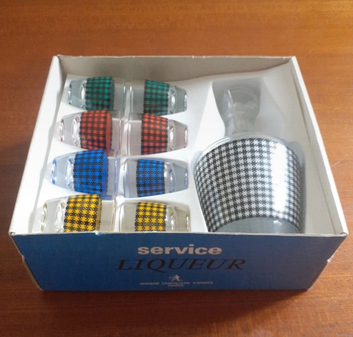 Complete Seventies Liqueur Set In Original Packaging