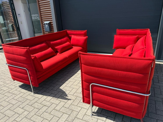 Image 1 of Vitra - Canapé Alcove à dossier bas - 2x