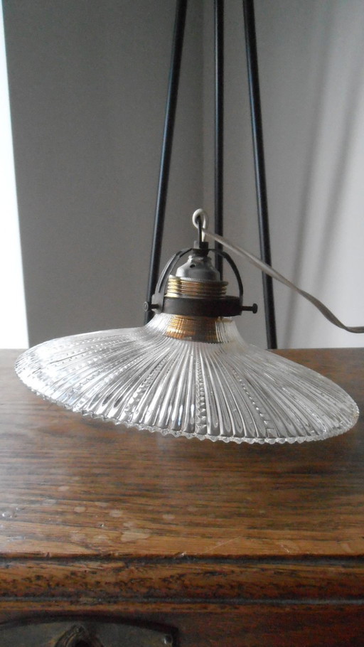 Pendant lamp - pendant lamp Halophane, 1920+/- France