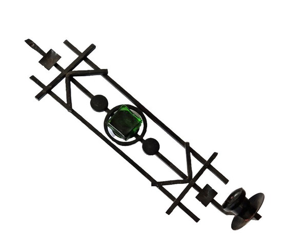 Image 1 of Applique Dantoft con vetro verde