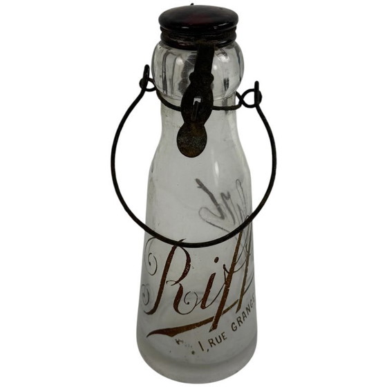 Image 1 of Collection de 42 bouteilles anciennes françaises de lait, de vin et de spiritueux