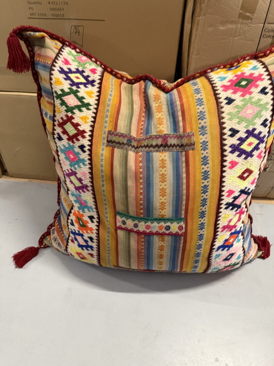 Image 1 of #Bohèmien Style#, Bont Vloerkussen, 85x85