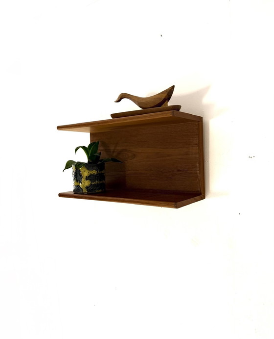 Image 1 of Mensola da parete vintage in teak anni '60