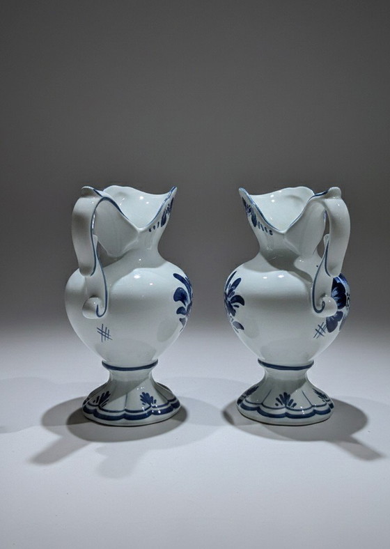 Image 1 of Set van 3 Delftsblauwe stukken