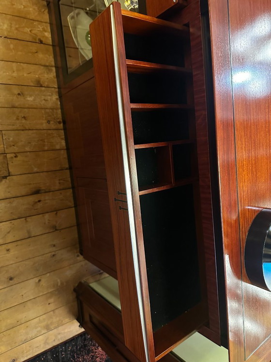 Image 1 of Exklusives Frits Schuitema Sideboard: Akzente aus Bubinga, Ebenholz und Aluminium