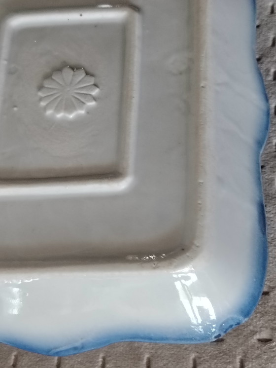 Image 1 of Burriera antica di Delft, blu, dipinta a mano, Olanda, Paesi Bassi, paesaggio