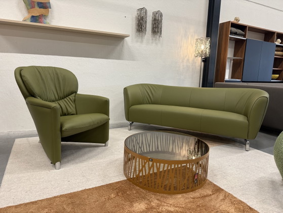 Leolux Excalibur Armchair Green Leather (photo 10 of 10)