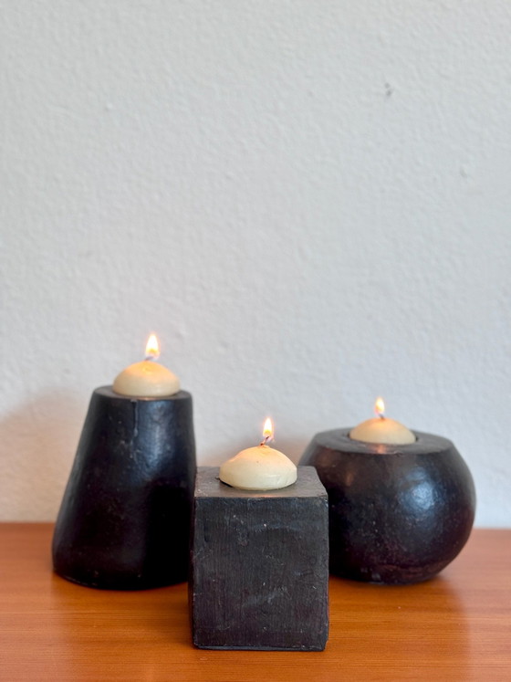 Portacandele brutalisti vintage in ceramica – the cute vintage (photo 6 of 8)