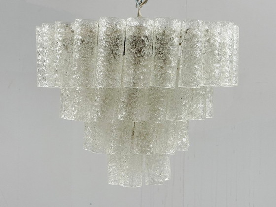 Image 1 of Mid - Century ceiling lamp/chandelier by Doria Leuchten, Germany, 1970s
