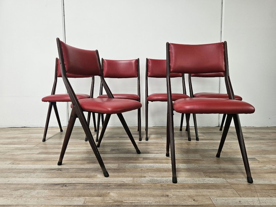 Image 1 of Six chaises de Gaetano et Alessandro Besana, 1960