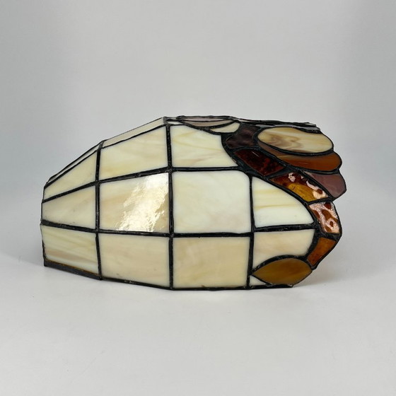 Image 1 of 2 vintage wall lamps in Tiffany style – leaded glass / Art Nouveau Revival