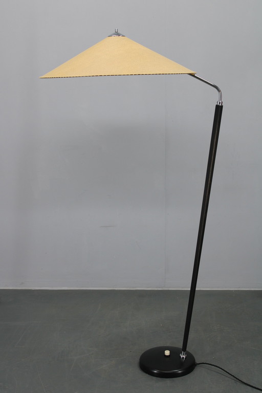 1960s Midcentury Floor Lamp "Japanese Style" by Zukov, Czechoslovakia