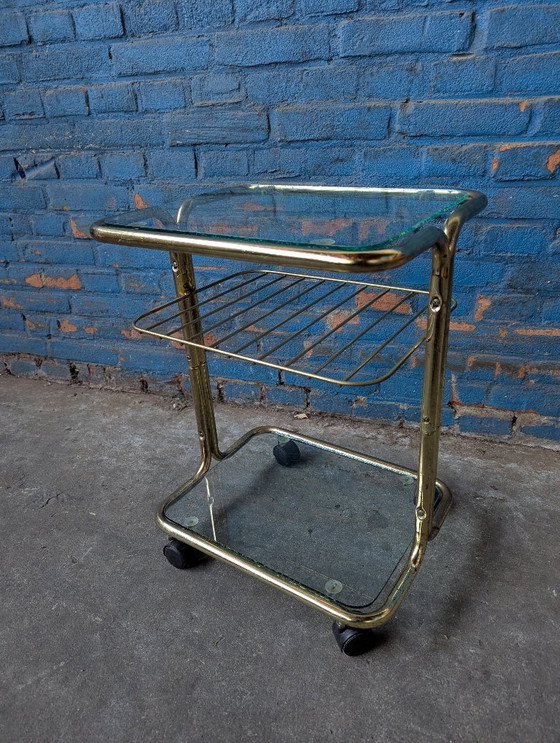 Image 1 of Vintage Drink Trolley/ Side Table 1970s