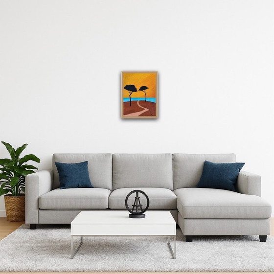 Image 1 of Óleo sobre lienzo, 40x30cm. Enmarcado.