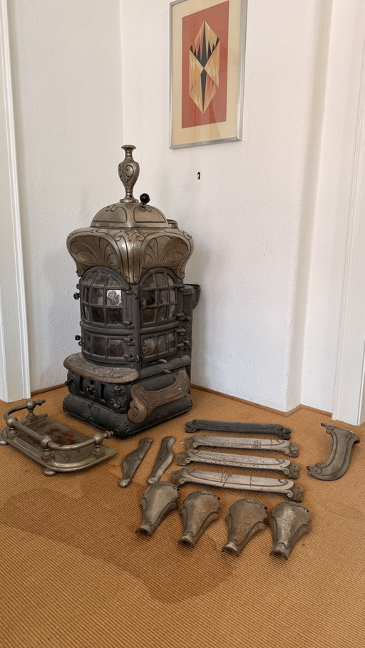 Rare UNIO Continuous Burning Stove No. 12 – American Heating – ca. 1920s